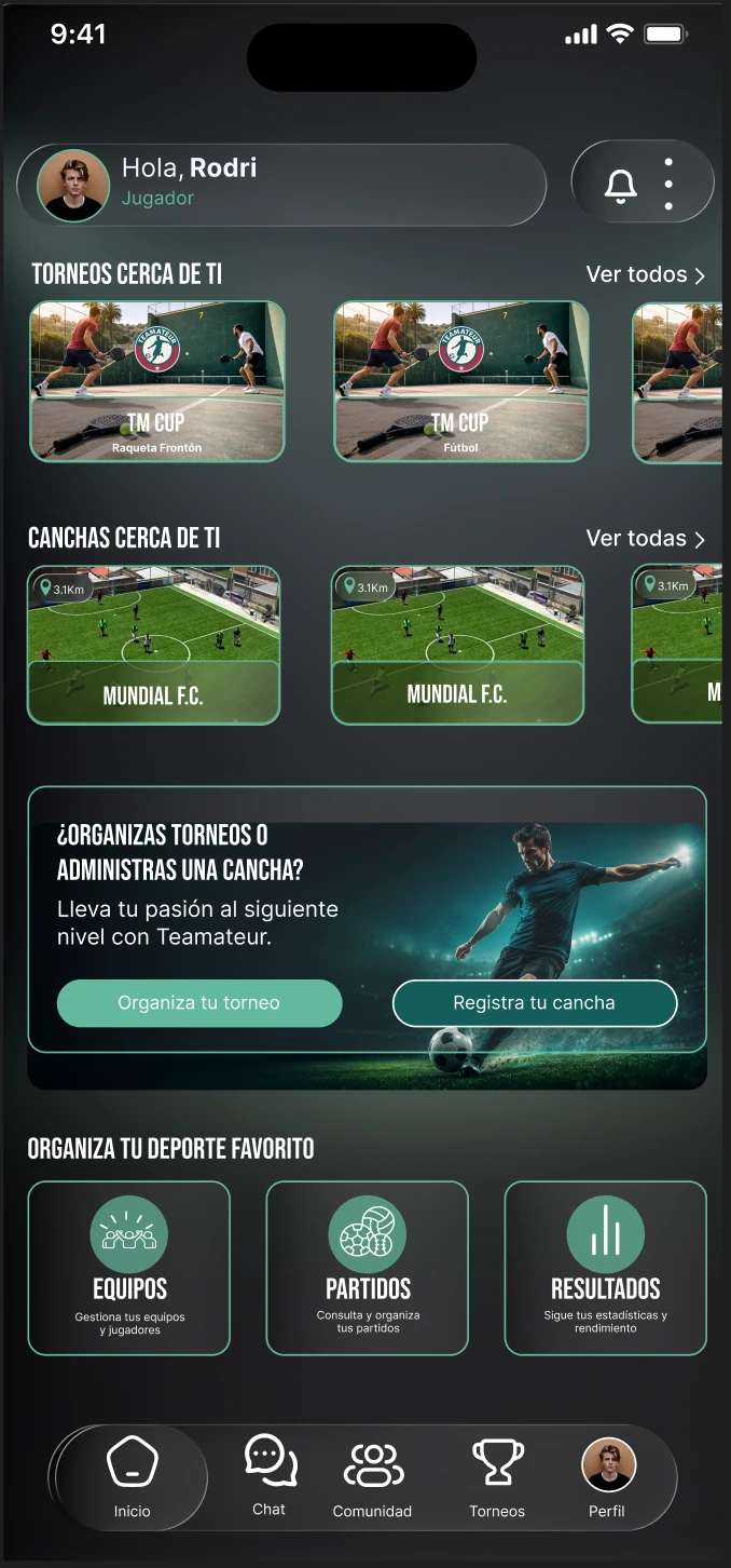 Inicio actual